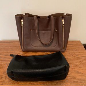 Brown Ann Taylor Large Tote
